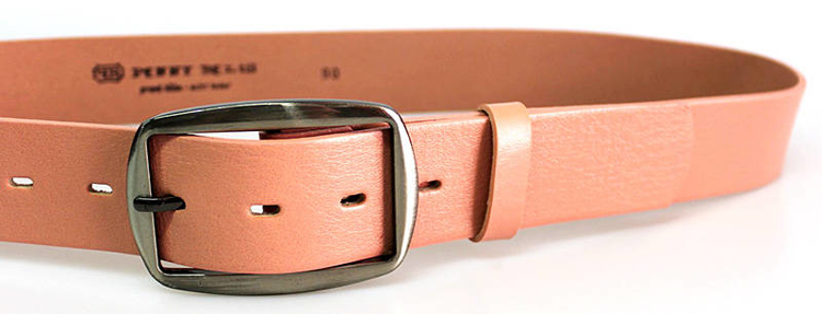 Obrázok z PENNY BELTS 117503 Dámsky kožený opasok ružový