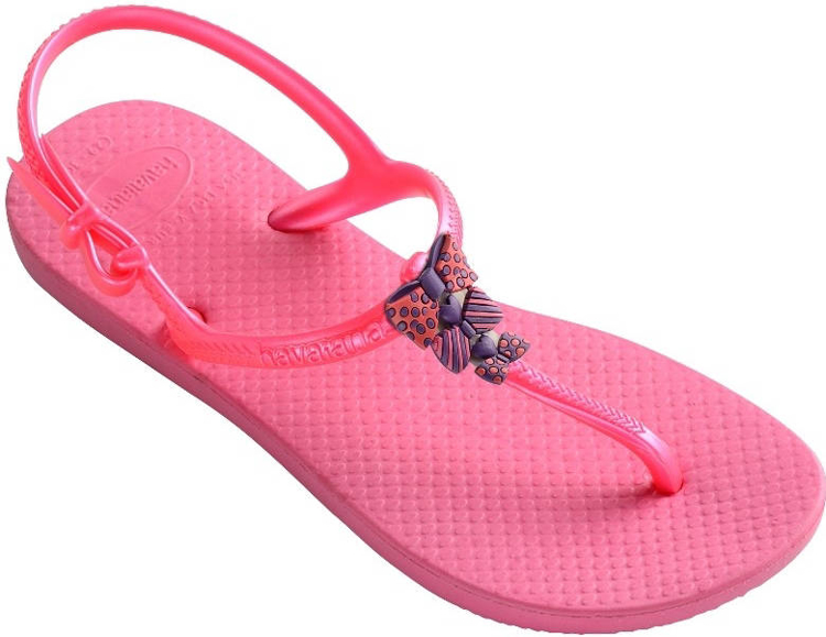 Obrázok z Detské žabky Havaianas KIDS FREEDOM SHOCKING PINK