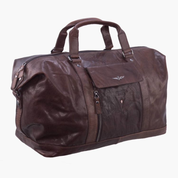 Obrázok z Cestovná taška Aeronautica Militare Vintage AM-306-25 brown 26 L