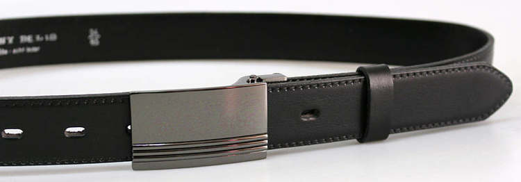 Obrázok z PENNY BELTS 30-020-2PS-60 Pánsky kožený opasok čierny