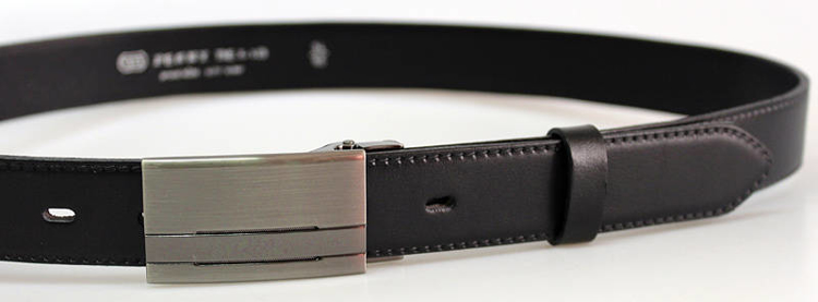 Obrázok z PENNY BELTS 30-020-1PS-60 Pánsky kožený opasok čierny