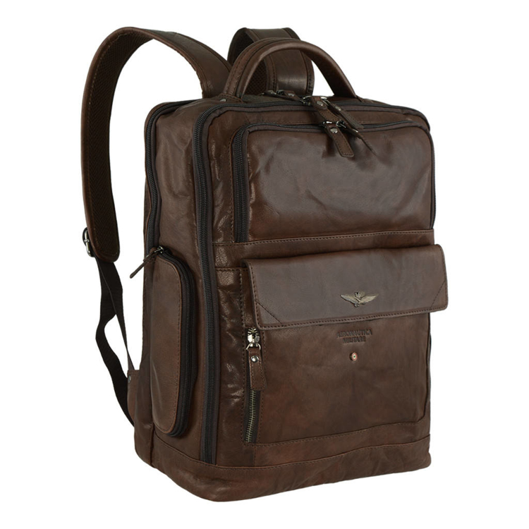 Obrázok z Batoh Aeronautica Militare Vintage AM-305-25 brown 18 L