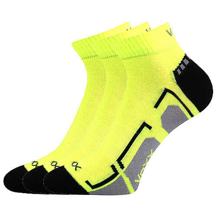 Obrázok z VOXX ponožky Flash neon yellow 3 páry