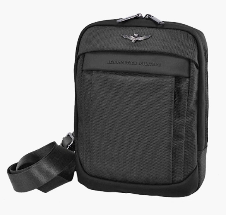 Obrázok z Cross bag Aeronautica Militare Lightning L AM-501-01 black 2,5 L