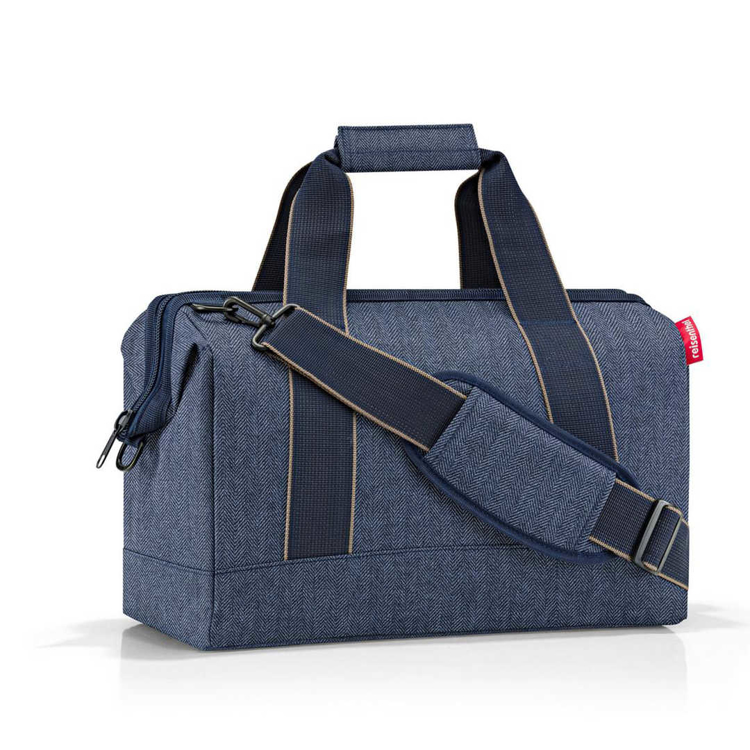 Obrázok z Reisenthel Allrounder M Herringbone Dark Blue 18 L