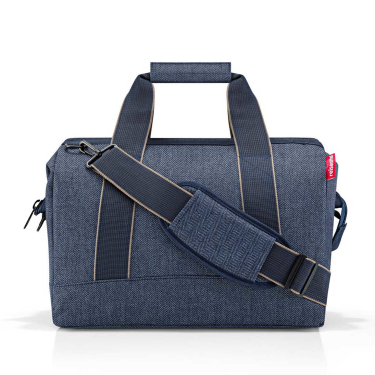 Obrázok z Reisenthel Allrounder L Herringbone Dark Blue 30 L