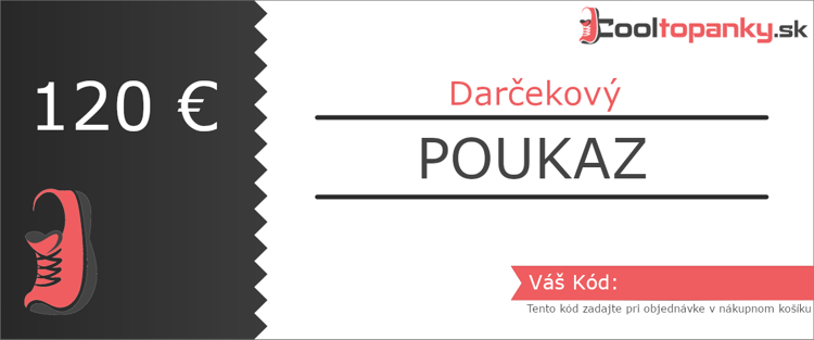 Obrázok z Darčekový poukaz v hodnote 120 €