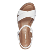 Obrázok z Tamaris 1-28106-42-100 Dámske sandále na kline biele