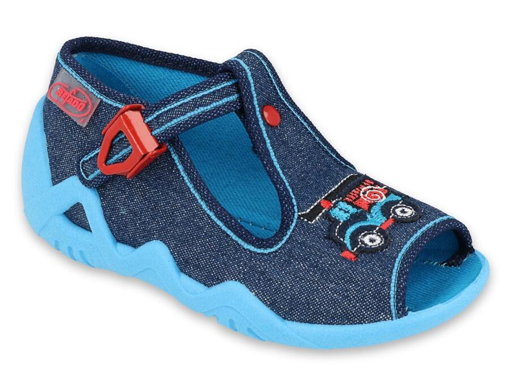 Obrázok z BEFADO 217P110 chlapčenské sandále modré auto