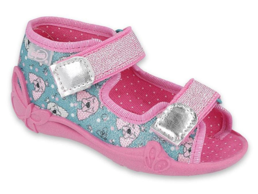 Obrázok z BEFADO 242P107 dievčenské sandále pink dogs