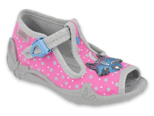 Obrázok z BEFADO 213P124 dievčenské papuče ružový mýval