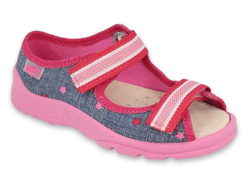 Obrázok z BEFADO 869X146 dievčenské sandále kožená stielka