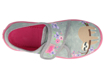 Obrázok z BEFADO 560X171 dievčenské ružové a sivé papuče SZ