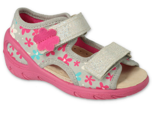 Obrázok z BEFADO 065X175 SUNNY dievčenské sandále kvety