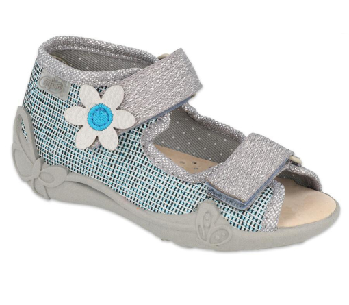 Obrázok z BEFADO 342P023 dievčenské sandále kožená stielka