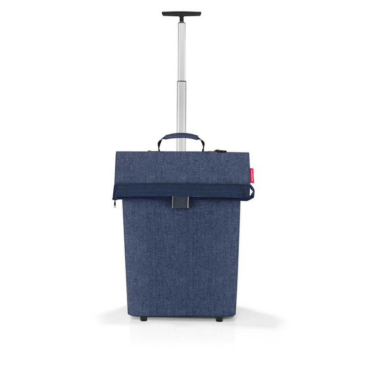 Obrázok z Reisenthel Trolley M Herringbone Dark Blue 43 L