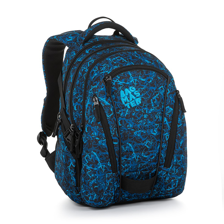 Obrázok z Bagmaster BAG 20 B Študentský batoh Blue / Black 23 L