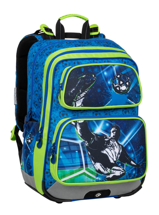 Obrázok z Bagmaster GEN 20 B Školský batoh Blue / Green / Black 17 L