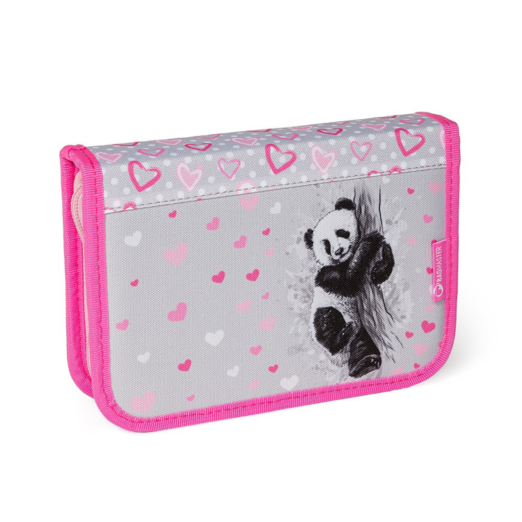 Obrázok z Školský peračník Bagmaster BETA 22 B - panda pink