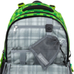 Obrázok z Bagmaster PORTO 23 B školský batoh - kocky zelený 29 l