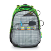 Obrázok z Bagmaster PORTO 23 B školský batoh - kocky zelený 29 l