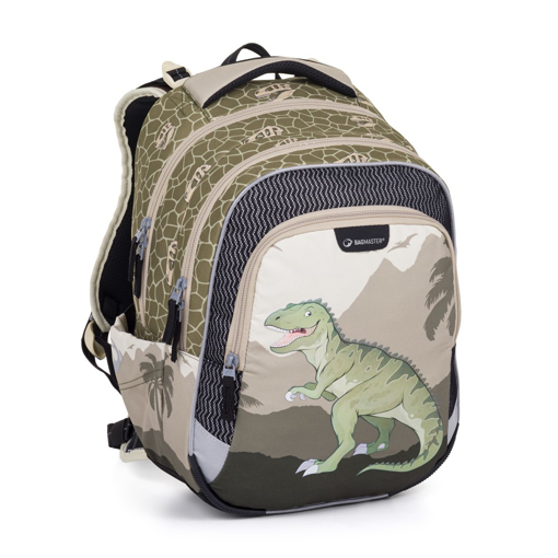 Obrázok z Bagmaster LUMI 24 C školní batoh – dinosaurus zelená 23 l