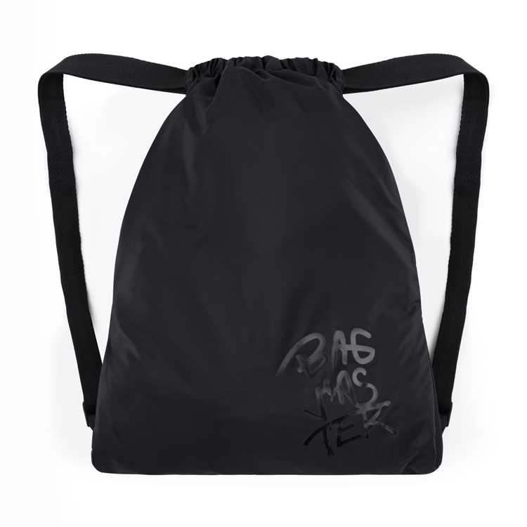 Obrázok z Bagmaster CITY BAG školský vak na prezúvky / vak na cvičky - čierny 1,5 l