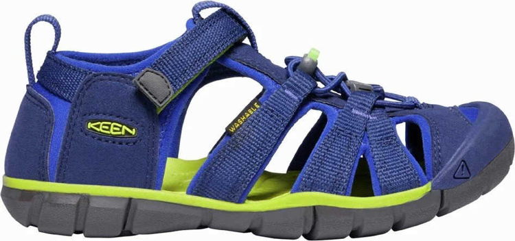 Obrázok z KEEN Seacamp II CNX Youth Detské sandále blue depths/chartreuse