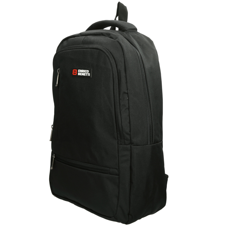 Obrázok z Enrico Benetti Hamburg 15" Notebook Backpack Black 25 L