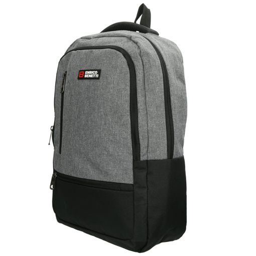 Obrázok z Enrico Benetti Hamburg 15" Notebook Backpack Light Grey 25 L