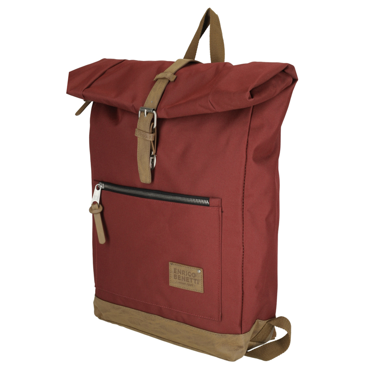 Obrázok z Enrico Benetti Santiago 15" Notebook Backpack Bordeaux 18 L