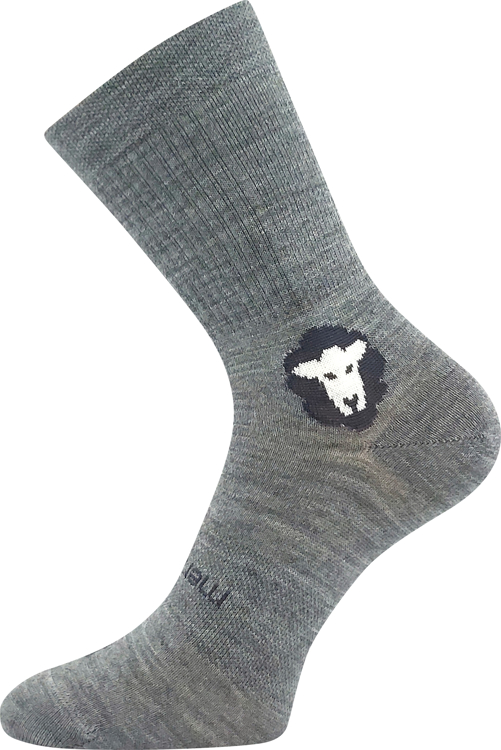 Obrázok z VOXX® ponožky Barefootan merino sv.šedá 3 pár